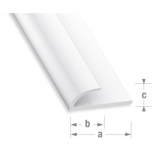 PVC Framing Trim White | 18mm x 9mm x 5mm x 1m