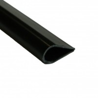 PVC Plastic Leaf/Slide Binder Black | 15mm x 2m