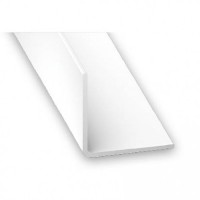 Black Plastic PVC Equal Angle Corner Edging Protection Profile Worktop Trim 