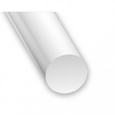 PVC Plastic Rod White | 8mm x 1m