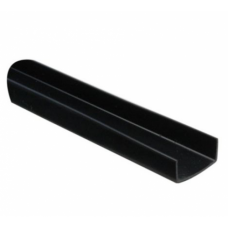 PVC Plastic Channel Black | 18mm x 10mm x 2m