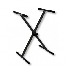 Single Cross X-Frame 70kg Adjustable Trestle Stand in Black